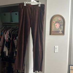 Lilly Pulitzer Rich Brown Suede Pants